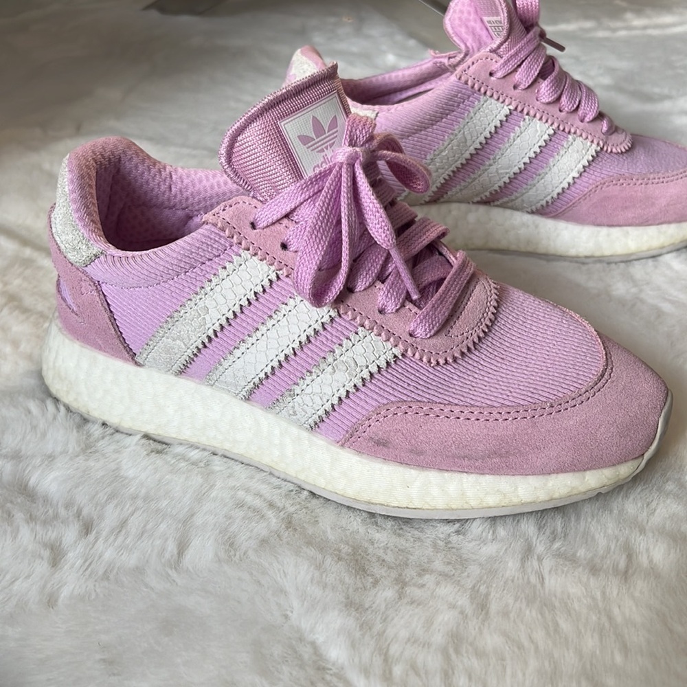 New! Adidas Originals Lilac Boost Lavendar Pink Light Purple Sneakers size 6 - Picture 11 of 17